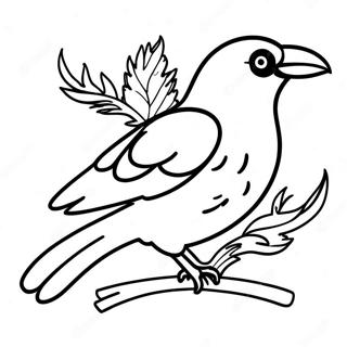 Ravens Coloring Page 15769-12722