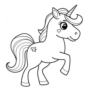 Purple Unicorn Coloring Page 15779-12731