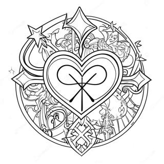 Kingdom Hearts Coloring Pages