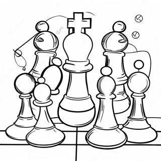 Chess Coloring Pages