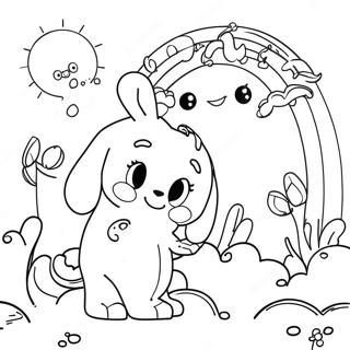 Rainbow Friends Red Coloring Page 15829-12771