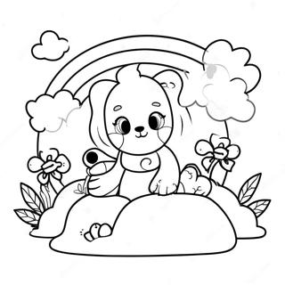 Rainbow Friends Red Coloring Page 15829-12772