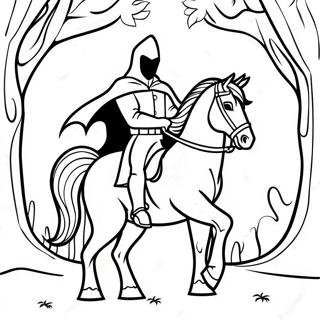 Headless Horseman Coloring Pages