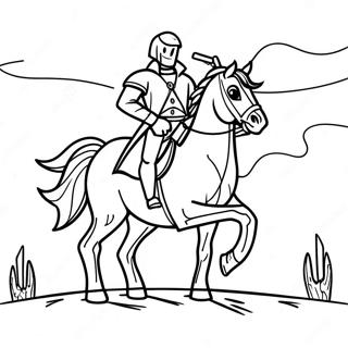 Spooky Headless Horseman Coloring Page 15840-12779