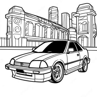 Honda Civic Coloring Page 15849-12807