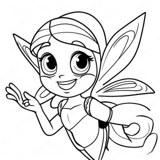 Winx Club Fairy Coloring Page 15859-12790