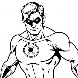 Green Lantern Coloring Pages