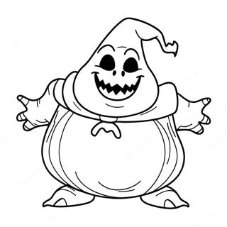 Oogie Boogie Coloring Pages