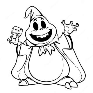 Oogie Boogie With Dice Coloring Page 15890-12821