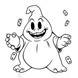 Oogie Boogie With Dice Coloring Page 15890-12823