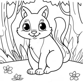 Forest Animals Coloring Page 15899-12826