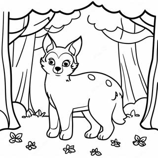 Forest Animals Coloring Page 15899-12828