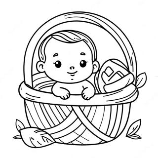 Baby Moses Coloring Pages