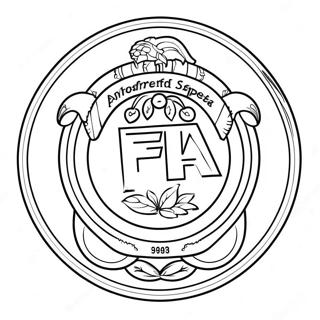 Ffa Logo Coloring Page 15929-12847