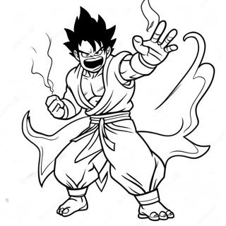 Dabi With Fiery Powers Coloring Page 15950-12869