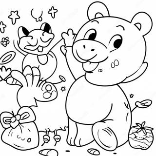 Friends Art Lab Banner Coloring Page 16019-12924