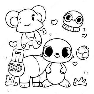 Cute Skzoo Characters Coloring Page 16040-12946