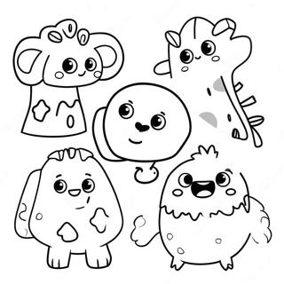 Cute Skzoo Characters Coloring Page 16040-12948