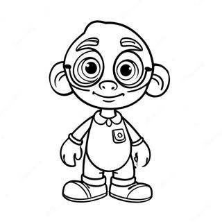 Curious Sid The Science Kid Coloring Page 16070-12962