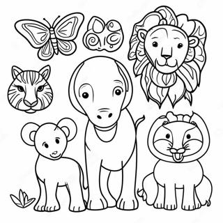 African Animals Coloring Page 16089-12976