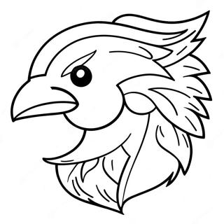 Baltimore Ravens Mascot Coloring Page 16100-12993