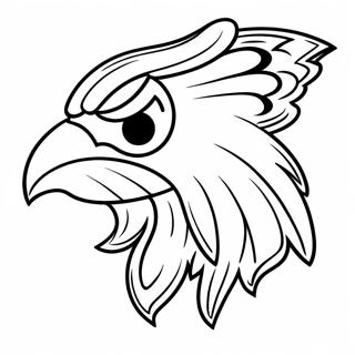 Baltimore Ravens Mascot Coloring Page 16100-12994