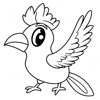 Baltimore Ravens Mascot Coloring Page 16100-12996