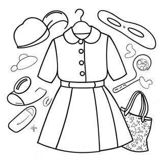 Clothing Coloring Pages