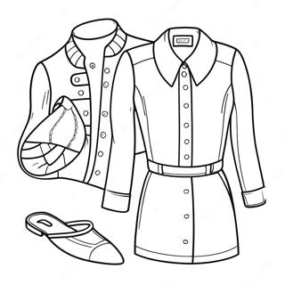 Clothing Coloring Page 1611-1338