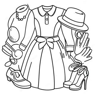 Clothing Coloring Page 1611-1340