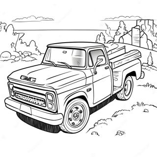 Gmc Truck Coloring Page 16129-13007