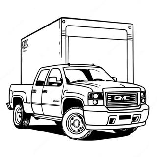 Gmc Truck Coloring Page 16129-13008