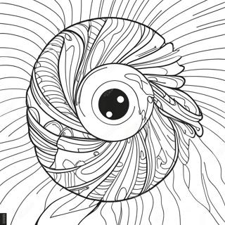 Spinning Black Hole Coloring Page 16150-13035