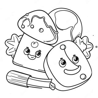 Preschool Pink Coloring Pages