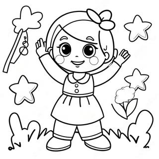 Preschool Pink Coloring Page 16169-13046