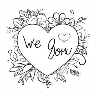 We Love You Coloring Pages