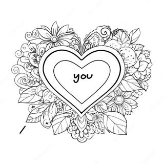 We Love You Heart Coloring Page 16199-13066