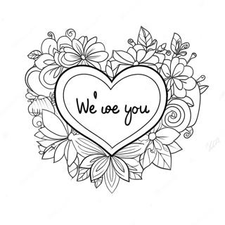 We Love You Heart Coloring Page 16199-13067