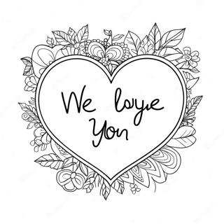 We Love You Heart Coloring Page 16199-13068