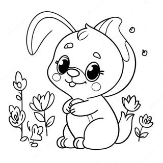 Cute We Love You Animals Coloring Page 16200-13071