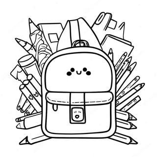 Welcome Back School Coloring Page 16219-13087