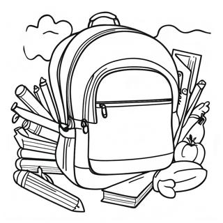 Welcome Back School Coloring Page 16219-13088