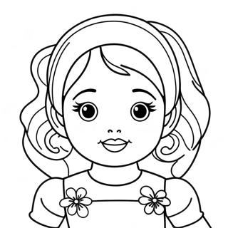 Doll Coloring Pages