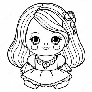 Doll Coloring Page 1621-1335