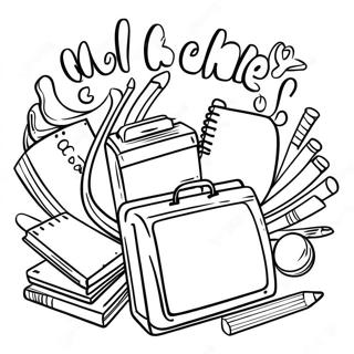 Welcome Back Coloring Pages