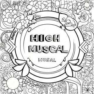 High School Musical Coloring Pages