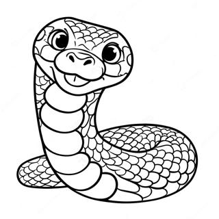 Cute Baby Anaconda Coloring Page 16260-13119