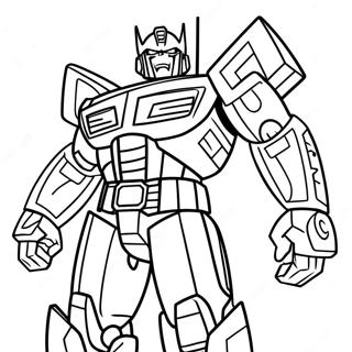 Optimus Prime Heroic Coloring Page 162-130