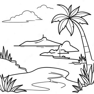 Island Coloring Pages