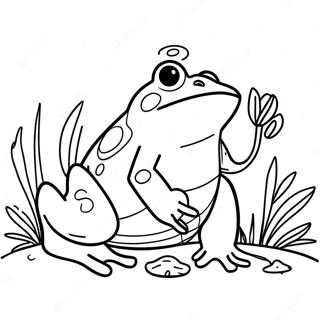 Frog And Toad Coloring Pages